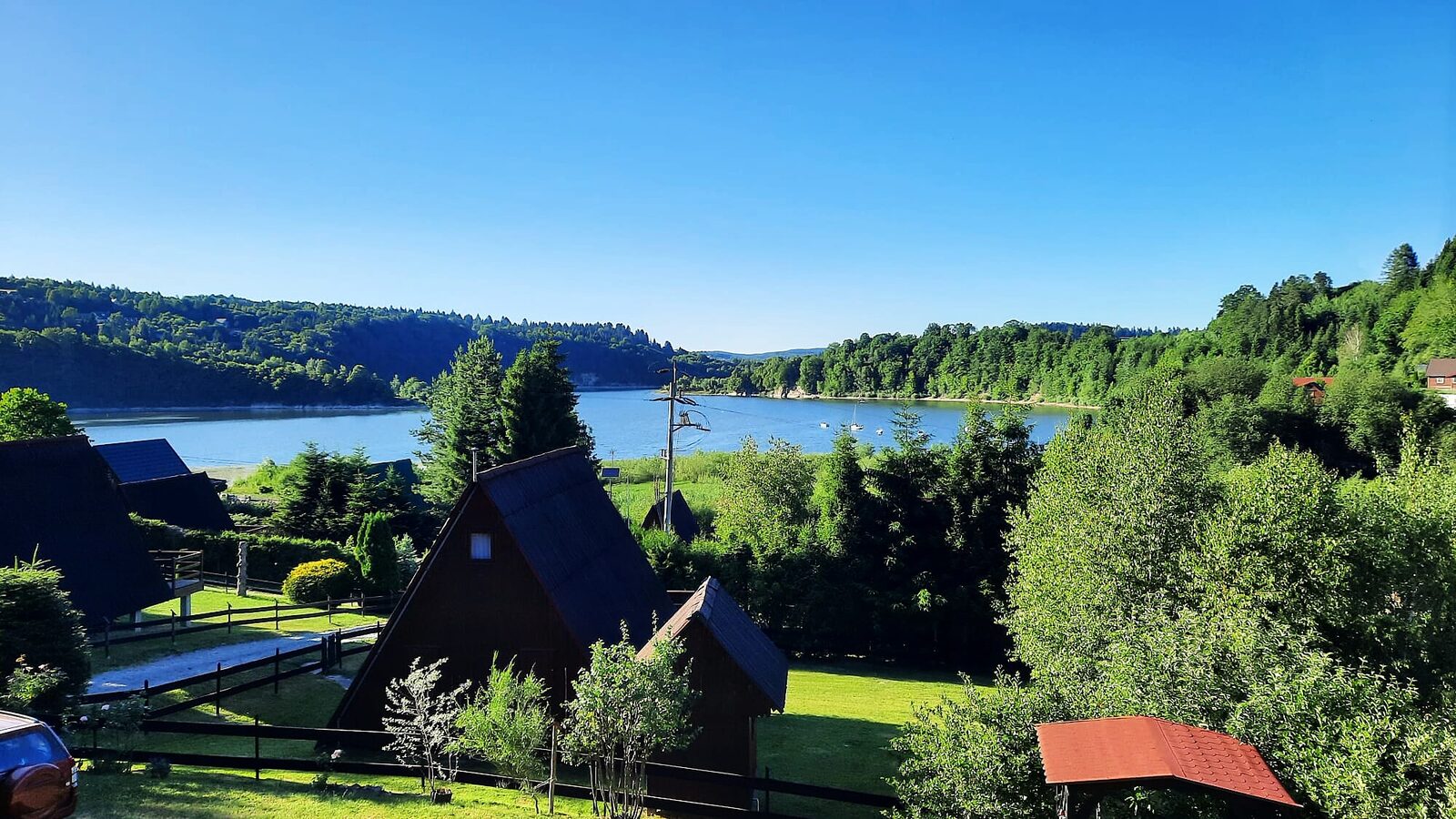 Widok na Jezioro Solińskie